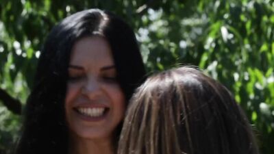 Alya Stark and Kira Queen are scissoring in the yard