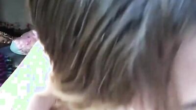 Slutty MILF sucks a hard cock and sits on guy's face