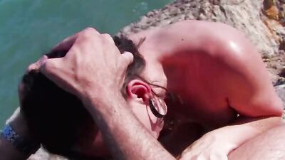 Angels Sydney and Robin Reid are having sex on the beach