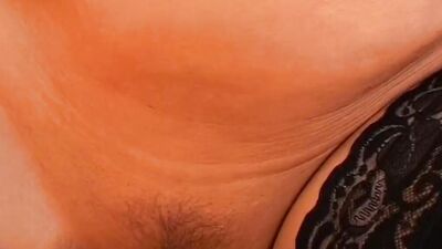 Brunette mature woman sucks a dick in a POV-style video