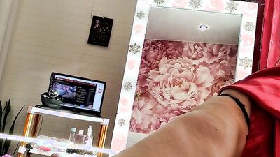Cock-hungry MILF sucks a hard pecker and rides it