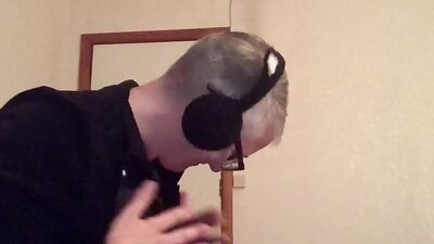 Cock-hungry grandma grabs that hard pecker to suck it off