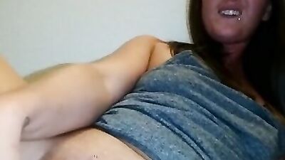 Amateur girl shows her pussy from up close while masturbating