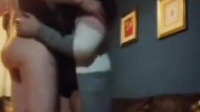 Chubby amateur MILF sucks a dick and gets fucked from behind