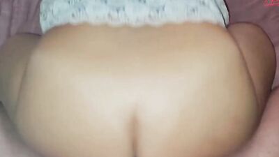 Cougar gives a nice footjob and gets fucked in POV-style video