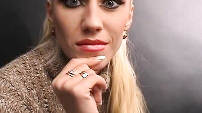 blonde bitch gets fucked behind the counter