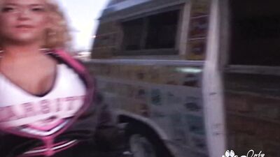 Crista Moore Gets Pounded In The Back Of An Ice Cream Truck