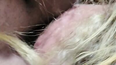 Granny sucksalot of cum from a military man