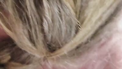 Granny sucksalot of cum from a military man