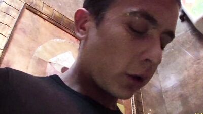 Amazing brunette MILF takes a dick in her mouth and pussy