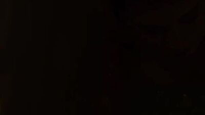 Jacuzzi MILF swallows cum during bath