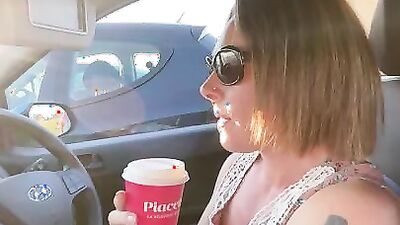 Messing Around with My Mrs in the Car