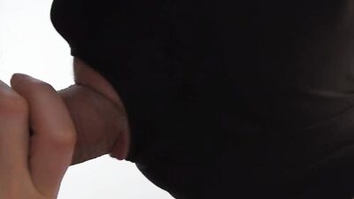 Milf Anna, Close-Up Sensual Big Dick Blowjob With Cum in Mouth - 4k