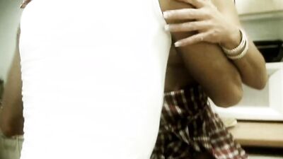 Kinky blond chick wants a hard dick instead of dinner