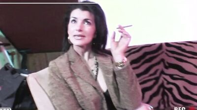 British Milf fucked 2 older guys