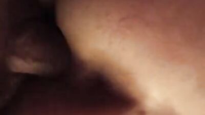 sex in the bedroom. penetrated into the ass on dry, and then filled her chocolate eye with sperm