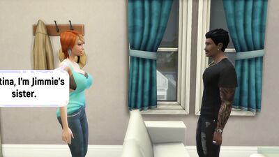 Anime big tits babe is getting shagged on the floor by neighbor
