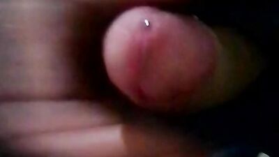 Close-up footage of a dude stroking his tiny pecker