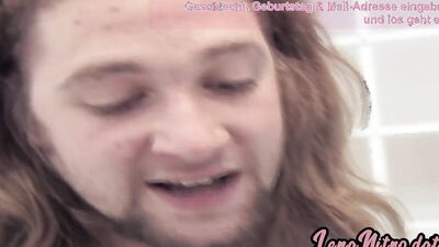 Cock hungry chick is getting fucked by a longhaired bloke