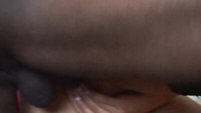 Hot Mature MILF rides the Big Black Cock BBC to empty his balls for facial