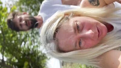 Perverted amateur mature gets bonked out in the open by a stranger