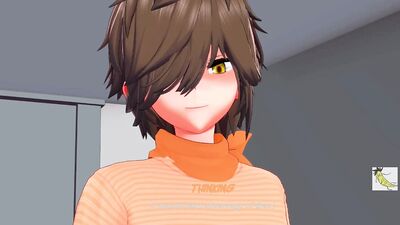 Anime babe is craving for some cunt nailing in this scene