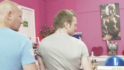 Redheaded babe Silvia Lamberti is getting bonked by a horny fella
