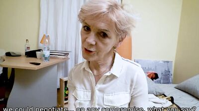 Cock hungry mature Coffee Brown gives neighbor a nice bj