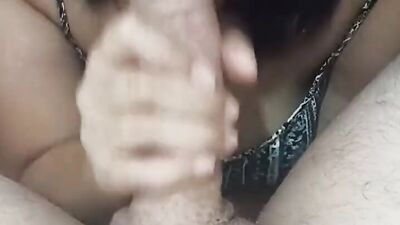 Masked mature is playing with her next door neighbor's phallus