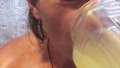 Rachel is having fun in this solo performance in this homemade video