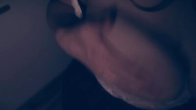 Close-up amateur footage of a babe getting her puss nailed