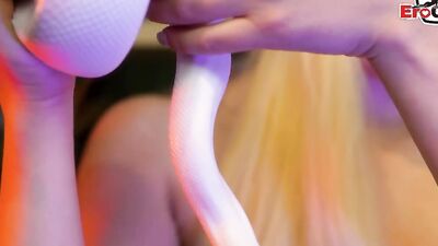 Naufhty chicks are rubbing their pussies in front of the cam