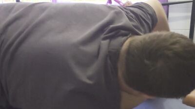 Chubby mature gets her muff teased in this amateur footage