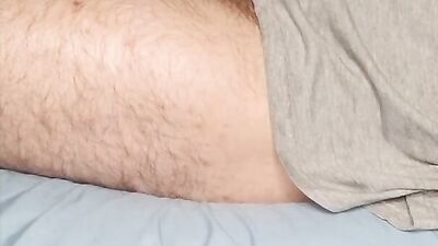 Amateur mature plays with dude's cock in this close-up video