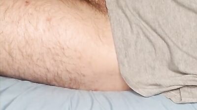 Amateur mature plays with dude's cock in this close-up video