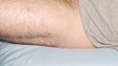 Amateur mature plays with dude's cock in this close-up video