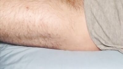 Amateur mature plays with dude's cock in this close-up video