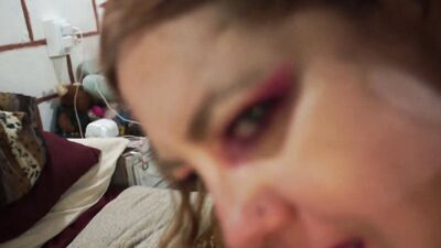 Deborah Drako bends and gets fucked in front of the cam