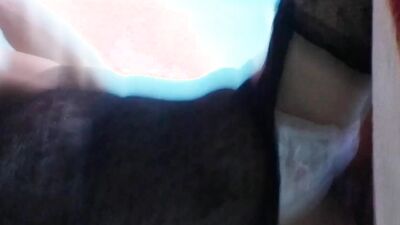 Amateur Latina mature rides neighbor's dick in front of the cam