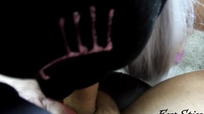 Eva Stive sucks boyfriend's prick and gets bonked in this close-up video