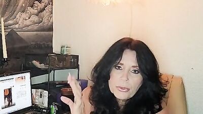 Amateur mature is smoking a cigarette in this fan requested video