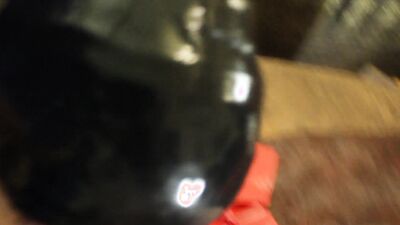 Eva Latex is sucking dude's cock in this close-up video