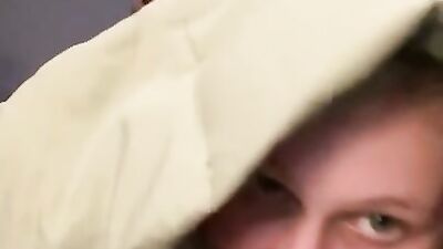 Kate Gordon sucks partner's cock in this close-up video