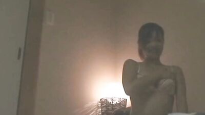 Asian MILF and her stepson are being dirty in this homemade video