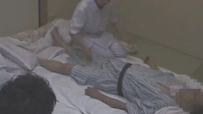 Asian MILF is fucked from behind after sucking stepson's cock