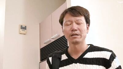 Lovely Asian MILF massages that guy and fucks with him