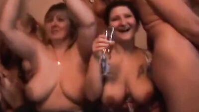 Dirty MILFs are getting fucked in this homemade sex orgy
