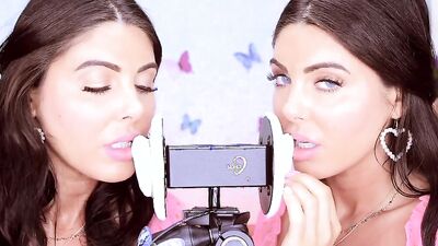 Lovely Angelique is having fun in this hot ASMR performance