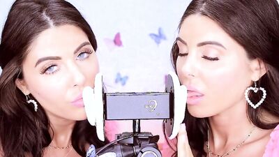 Lovely Angelique is having fun in this hot ASMR performance