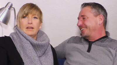 Mature woman Annette Liselotte sucks that cock after riding it